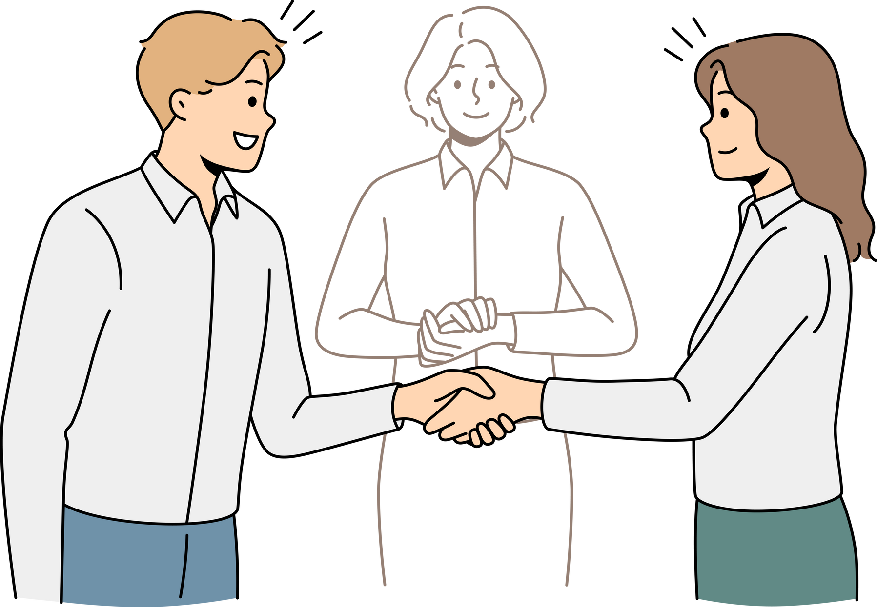 Business Partners Come to Solution with Mediator Help